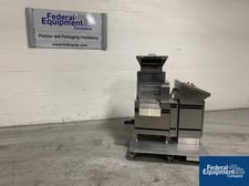 Harro Hofliger #KWS12-S, capsule checkweigh, (12) lanes, with stainless steel hopper and control cabinet, 208