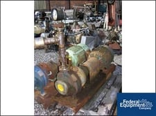 150 GPM @ 270' TDH, Labour, 3" x 1.5" x 8" centrifugal pump, Stainless Steel, 25 HP, #26047