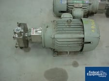 45 GPM, Fristam #FR1732/155, 2.5" x 2" centrifugal pump, 316L Stainless Steel, #27019 (2 available)