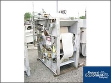 2.4' x 18.6' Eimco Expressor #1PA, Stainless Steel, 12" face, 8' 1" H, 6500#, hyd.dr, 50 HP, 230/460