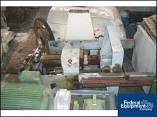 39" Shriver, filter press (1000 mm) 17 chambers, polypropylene recessed plates, 4 eye, center feed, hydraulic