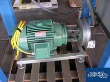 Tri-Clover #CL3295MDG-254/256TC, 3" x 2" x 10" centrifugal pump, Stainless Steel, 20 HP, #26158