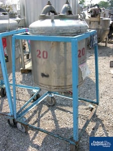 50 gallon Allcraft receiver, Stainless Steel, 50 psi, non-jacketed, #29655