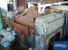 14" x 30" J.h. Day 3 roll mill, cored rolls, manually adjusted first & third rolls, knife discharge, #23990