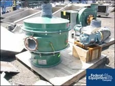 Kason #K40-1BT-SS, circular fluid bed dryer, 40" diameter, Carbon Steel, #21171