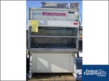 Containment Control Inc., 48", fume hood, stainless steel, w/filter & light on stand, #23163