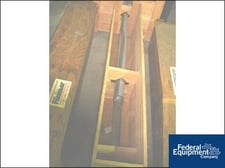 Pfaudler glass lined 3 blade retreat curve agitator, 750 gallon, 104" long shaft, 36" span, #23831