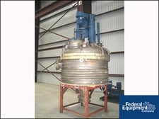 Rosenmund, agitated Nutsche filter/dryer, 316 Stainless Steel, 50/100 psi @ 302°F, hydraulically driven