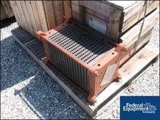 20 sq.ft. Kearny block type heat exhanger #20/20, 75/75 psi, teflon impregnated graphite contact surfaces