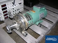 Tri-Clover #C216MDG56T-L-20K4H-D2U-20PL, 2" x 1.5" centrifugal pump, Stainless Steel, 1 HP, #28052
