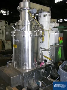 18" Carr #HC18, solid bowl centrifuge, 316 Stainless Steel, titanium, #28919