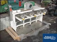 All Metal Fab Co. Mini attritor, (4) 1 liter stainless steel jacketed chambers, 1/2 HP, new & unused, #17594