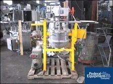 20 gallon Lee vacuum double motion kettle, Stainless Steel, 90 psi, jacketed, #18645