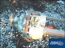 10 gallon SGL Systems receiver, 75/75 psi, Stainless Steel & Teflon, used, #19167