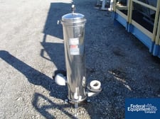 12" x 30" Filterite #21 Mega+3-2 cartridge filter, stainless steel, inline, 3" inlet/outlet, 150 PSI @