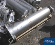8" RP Products, basket filter, Stainless Steel, 150 psi, with 3" inlet/outlet, 8" diameter x 14" deep, #26662
