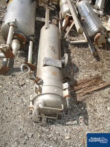 7" diameter x 28" deep, Filterite cartridge filter #18MS03-316L-2F-NC100, 316L Stainless Steel, 150 psi @