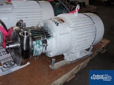 Tri-Clover #C216MD21T-S, 2" x 1.5" centrifugal pump, stainless steel, 7.5 HP, #30248 (3 available)
