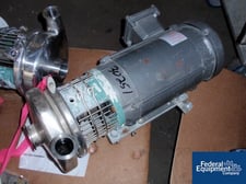 Tri-Clover #C216MDG14TTS, 2" x 1.5" centrifugal pump, stainless steel, 2 HP, #30251