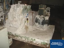 Mikro #8MA, atomizer, Stainless Steel, 11" x 11" discharge open, on base w/100 HP motor, s/n #79B5098, #31369