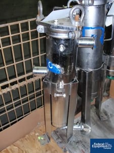 6" Rosedale, basket filter, 316 Stainless Steel, 150 psi, 6" diameter x 18" basket, 2" inlet/outlet, #30492