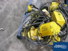 2 Ton, Vulcan #L4T1215-1, hoist, 15 FPM, 1/2 HP, 460 V., #31609 (3 available)