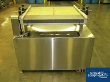 30" wide x 1.6' long, Belt conveyor, Stainless Steel base & sides w/motor drive, #31778