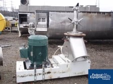 Schugi Flexomix Agglomerator #400, housing & rotor, belt driven, 75 HP, 1780 RPM motor, 460 V., #33709
