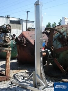 100 lb. MetoLift #RCLM-01, 17" x 19" platform w/approx. 72" rise, serial #7329, #36583