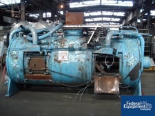 Littleford #FKM-4200D, Carbon Steel mixer, 148 cu.ft. total capacity, jacketed, 75 psi, (4) 15 HP choppers