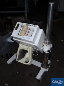 Lock pass thru metal detector, type 9, 4" W x 1.5" H aperture, on portable stand w/reject, #33273