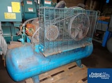10 HP Speedaire #52405C, air compressor, mounted on Carbon Steel air tank, 230/460 V., #39395