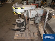 Union Process Pilot Lab #1S, 1.5 gal.grind/1 gal delivered capacity, 2 HP mtr.dr, hvy.dty.gear box