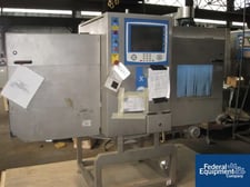 Loma #X3-300, pass thru X-ray unit, 100 containers/minute, 8.5" W x 11" H opening, conveyor & PLC controls