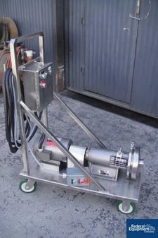 Tri-Clover #SP216MDG-S, Stainless Steel, 2.5" x 2", 1.5 HP motor, 230/460 V., on cart, serial #S10729, #41235