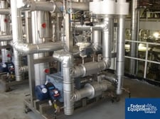 Temperature Control Skid, Watlow Hannibal heat exchanger, 3 HP, with explosion proof circulation pump, 2007