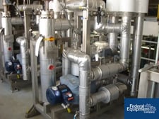 Temperature Control Skid, Watlow Hannibal heat exchanger, 3 HP, with explosion proof circulation pump, 2007