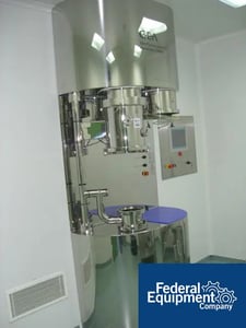 Niro #MP1, fluid bed dryer granulator, Stainless Steel, 10 bar int.shock pressure w/misc.chambers, serial