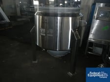 200 gallon Pfaudler reactor body, RX series, 39" dia.x33" straight side x 14" D cone bttm, 100 psi & FV @