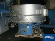 60" Midwestern, circular screen, single deck, Stainless Steel rings, 2.5 HP, 230/460 V. motor, #41525