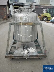 100 gallon Javo N.V. Alkmaar, Stainless Steel receiver, rated 80 psi @ 300°F, serial #13899-45, 1975