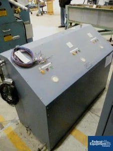 4.5 KW Capitol #CMW-HF-9020, 3-zone sheet stack temp.ctrl.stand, each w/(2) 4.5 KW elec.htrs, pumps, serial