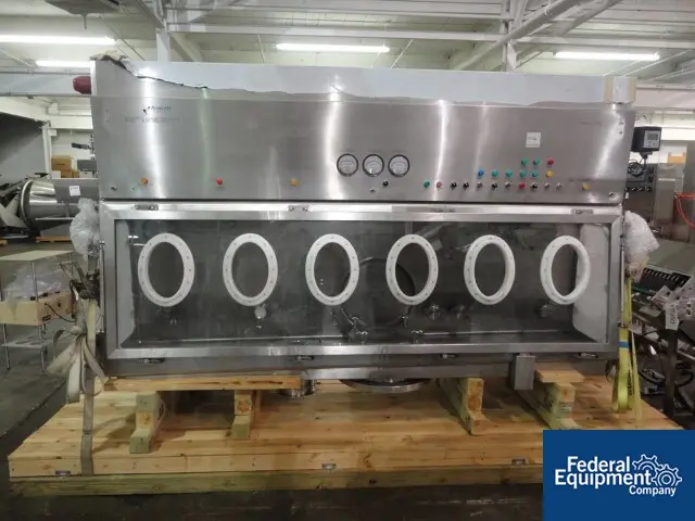 Howorth, isolator, 316L Stainless Steel, 9' 6" Lx 24" Dx 36" H inside chmbr, 6-gloves side access