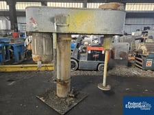 40 HP Hockmeyer, Stainless Steel staft & blade, vari-speed, air over oil lift, floor mount, explosion proof