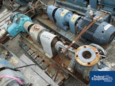 150 GPM, Viking #LL124, 3" Stainless Steel rotary gear, 500 RPM rotor speed, mech.seal on base, 10 HP