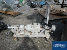 Waukesha #30, Stainless Steel rotary lobe, 1.5" inlet/outlet, portable base, 2 HP, 230/460