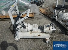 Waukesha #30, Stainless Steel rotary lobe, 1.5" inlet/outlet, portable base, 2 HP, 230/460