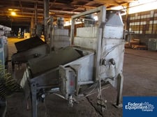 Bag Dump Station, Young #10X8-C, Stainless Steel, 5" x 5" dump area, w/integrally mounted dust filter