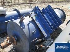 211 cu.ft., Surge Bin, Carbon Steel, 72" dia.x 79" straight side x 32" D, cone bottom, flat top, dust