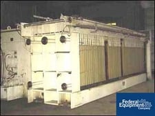 57" Durco #QPF1450/76-98, polypropylene, plate & frame, 2928 sq.ft.filter area, 360 cu.ft., 4-eye, 100 psi